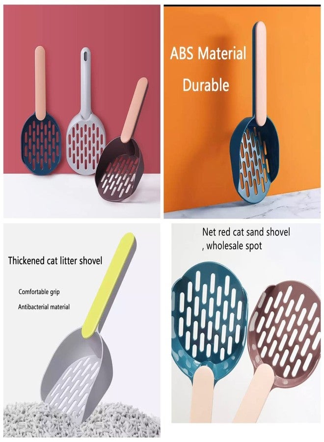 bosig® Pet Feeding Shovel Dog Food Spoon, Practical Pet Feeding Spoon Deep Blue Pink Pet Food Spoon Pet Feeding Spoon, Pet Food Spoon Supplies for Pet Cats Dogs - Image 5